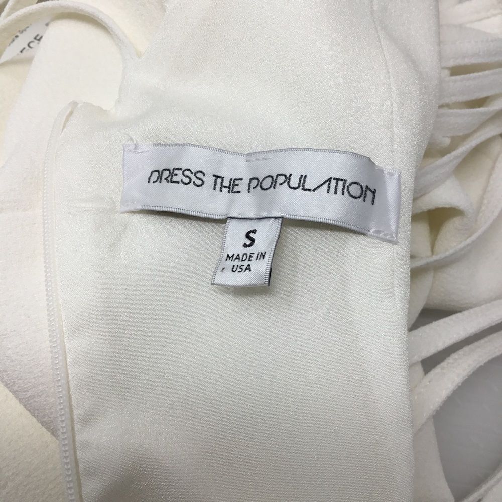 Dress the Population White Backless Dress - Picture 6 of 7